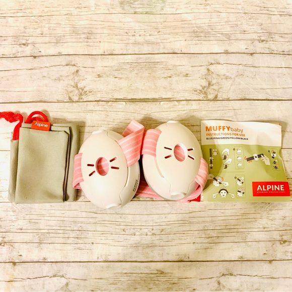 Noise Reduction Earmuffs for Babies and Toddlers Up to 36 Months - White/Pink - Picture 7 of 10